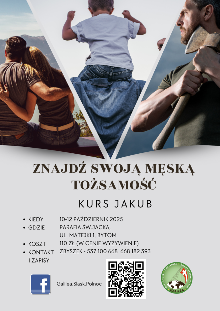 #KursJakub,#Galilea, #MężczyznaWiary #DojrzałaWiara, #FormacjaChrześcijańska, #RozwójDuchowy, #BógPrzemienia,